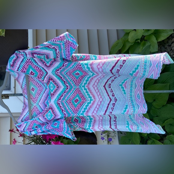 Very Gently Used Women’s Scoop Neck Top No Tags- Best Guess L/XXL, Ties on Sides - Picture 15 of 17